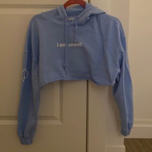 Barstool CHD ‘I am unwell’ Cropped Hoodie